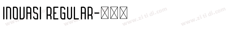 Inovasi Regular字体转换